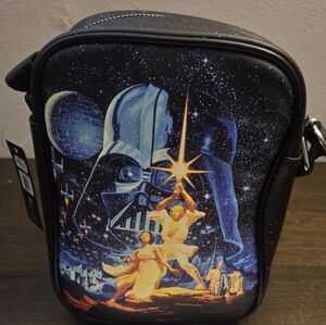 Disney Star Wars Black and Blue Messenger Bag